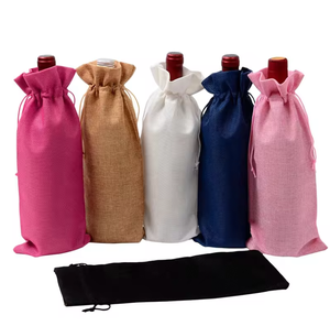 Sacs en toile de jute de vin de haute qualité avec motif de dessin animé Bonne qualité à bas prix Achetez chez nous! - Product Image 5