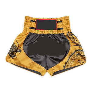 Shorts de Muay Thai y Kick Boxing al por Mayor, Lisos, para Peleas de MMA, con Logotipo Personalizado, en Rosa, Morado, Negro, Rojo, Blanco, Azul Claro, XXL, de Algodón, con Bordado - Product Image 5