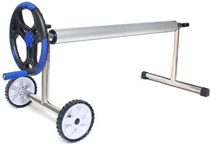 Trên mặt đất thép không gỉ hồ bơi Reel năng lượng mặt trời không thấm nước PE hồ bơi Bìa con lăn - Product Image 3