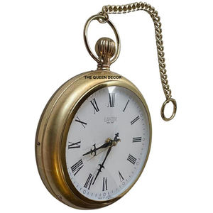 Relojes Mecánicos de Cadena Antiguos, Relojes de Bolsillo Mecánicos Romanos de Latón con Cuerda Manual, Decoración para el Hogar de Última Tendencia - Product Image 5