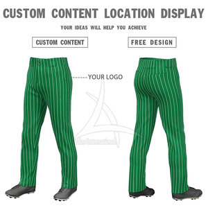 Pantalon de baseball pour homme adulte, service OEM de haute qualité, taille personnalisée, respirant, séchage rapide, 100% polyester, couleurs, logo, nom de l'équipe - Product Image 6