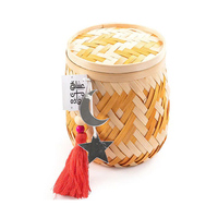 Mini panier mignon pour cadeaux panier en bambou fait à la main Ramadan Eid avec accessoires pour décorations de Ramadan 2026 de l'usine du Vietnam