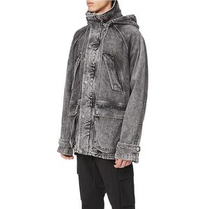 Tarifs d'usine nouveautés 2024 veste en jean pour hommes/prix bon marché veste en jean délavé déchiré pour hommes de haute qualité - Product Image 5