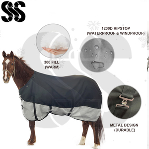Newest Highland Quality Custom Logo <b>Waterproof</b> Lightweight Breathable Outdoor Protection Horse <b>Blanket</b> Winter Turnout Rug Horses - Product Image 5