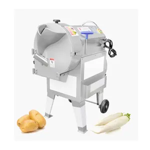 ST otomatis mesin pemotong keripik kentang pengiris kentang mesin pemotong sayuran