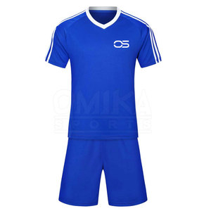Venta Directa de Fábrica, Jersey de Fútbol Unisex de Alta Calidad, Secado Rápido, Transpirable, Cuello en V, para Adultos, Cómodo, de Poliéster, para Entrenamiento de Fútbol - Product Image 1