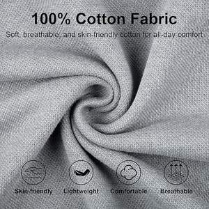 Sudadera informal de algodón con cuello redondo para hombre - Product Image 4