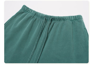 Camisetas al por mayor lisas Conjunto corto Sudor Conjunto de 2 piezas Camiseta para hombre y pantalones cortos Conjuntos Lavado Oversize 100% Camiseta de algodón para hombre - Product Image 4