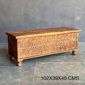 Vintage Wood Cabinet for Living Room Decor with Jewelry <b>Box</b> Functionality - Product Image 6