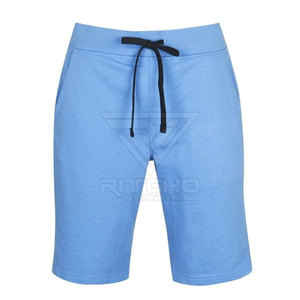 Shorts de course pour hommes en toile décontractée, taille mi-haute, taille élastique, couleur unie, dernier design, service OEM personnalisé, vente en gros - Product Image 1