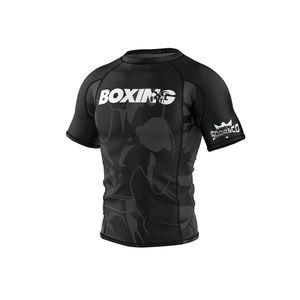 Ropa de impresión digital, personalización de ropa deportiva de manga larga para hombres, camiseta de compresión y protector de erupción Bjj para hombres - Product Image 5