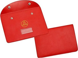 Estuche para Joyas Masónicas, Cartera Masónica, Estuche de Transporte Masónico Extra Grande, Hermoso Diseño de Columnas de Pavimento en un Estuche Extra Grande - Product Image 5