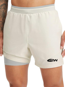 Short de gymnastique court pour hommes Tissu léger à séchage rapide avec taille élastique et doublure en maille respirante pour le sprint d'entraînement rapide - Product Image 6