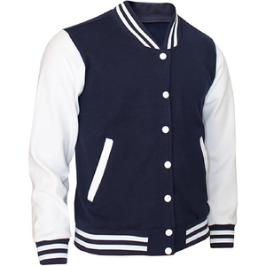 Wholesale Plus Size <b>Men's</b> Baseball College <b>Jackets</b> Custom Logo Embroidered Varsity <b>Jacket</b> for <b>Man</b> - Product Image 1