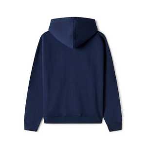 เสื้อมีฮู้ดปักซิปรูดแบบยูนิเซ็กซ์ใส่ได้ทุกเพศเสื้อแนวสตรีทเสื้อไหล่ตกจาก100% เทอร์รี่ผ้าคอตตอนเป็นมิตรกับสิ่งแวดล้อม - Product Image 3