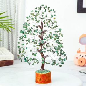 Piedras Preciosas de Jade Verde Natural Más Vendidas, 300 Cuentas, Árbol de Cristal Hecho a Mano, Decoración del Hogar, Regalo de Sanación de Feng Shui - Product Image 3