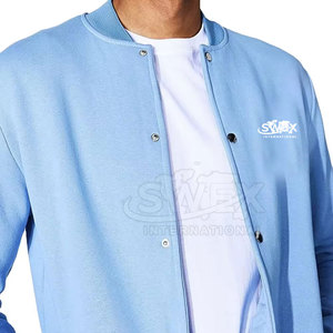 แจ็คเก็ตเลตเตอร์แมนผู้ชายสีพื้นดีไซน์ใหม่ เสื้อผ้าสตรีทแวร์สำหรับฤดูหนาว แจ็คเก็ตเลตเตอร์แมนผู้ชายสำหรับฤดูหนาว - Product Image 4