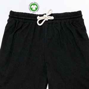 กางเกงขาสั้นแบบแห้งเร็วสำหรับผู้ชายกางเกงขาสั้นสำหรับเล่นกีฬาผ้าคอตตอนออร์แกนิกสำหรับผู้ชายสีดำเสื้อเจอร์ซีย์ขนาด5.4ออนซ์ตะเข็บ6นิ้วนุ่มมากระบายอากาศได้ดี - Product Image 6