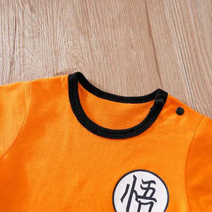 <b>Dragon</b> <b>Ball</b> Baby Romper Set Cartoon Pattern 2pcs for Boy - Product Image 5