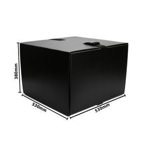 PP corflute correx plastic corrugated pizza box for fast food delivery