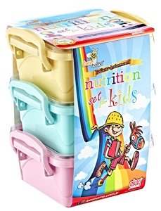 ชุดกล่องอาหารกลางวันเด็กพลาสติก 3 ชิ้น พร้อมฝาปิดแน่นหนา ปลอดสาร BPA ผลิตจากพลาสติก PP สามารถวางซ้อนกันได้ เหมาะสำหรับใส่ของว่างและอาหารไปโรงเรียน - Product Image 3