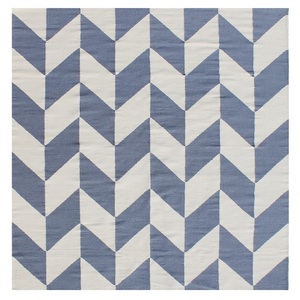 Handwoven Panja Handmade Christmas Offer Geometric Pattern Design Kelim <b>Floor</b> Mat New Zealand Wool Kilim Dhurrie Rug Carpet - Product Image 3