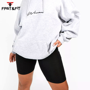 2023 haute qualité en gros à manches longues tricoté femmes sweats à capuche à la mode hiver hauts à capuche avec Logo avant - Product Image 5