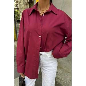 Camisa Clásica Oversize de Popelina 100% Algodón con Función Antiarrugas - 3421 - Product Image 4