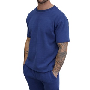 LEDBURY INTERNATIONAL Été 2026 Chemise Homme Oversize Unie en Tissu Éponge Polyester/Coton Prix de Gros Usine Logo Personnalisé Formel - Product Image 2