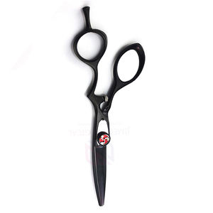 Tijeras de Belleza Profesionales de Acero Inoxidable 9CR13 Negro Premium para Uso en Salón – Tijeras de Corte de Pelo para Diestros - Product Image 6