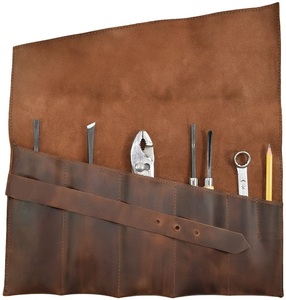 Porte-cartes en bois et en cuir sur mesure Style enveloppe avec fermoir bouton pour les magasins de fournitures de voyage Accessoires en cuir Revente - Product Image 4