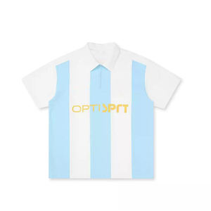 Camiseta Polo de Manga Corta con Media Cremallera, de Algodón Pesado de 180g, con Logotipo Personalizado, Servicio OEM - Product Image 3