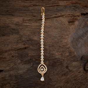 Boucles d'oreilles Tikka en zircon pour occasions de mariage - Product Image 1