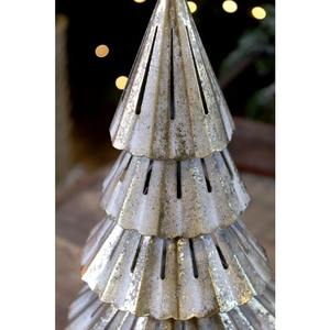 Escultura de árbol de Navidad de Metal plateado, decoración navideña moderna para sala de estar, mesa, escritorio, exhibición festiva de temporada - Product Image 5