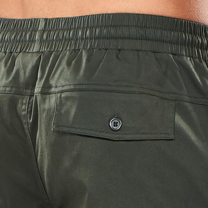 Haute qualité été personnalisé partout imprimé épais coton sergé Shorts pantalons hommes jambe large Streetwear Shorts d'entraînement - Product Image 3