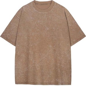 T-shirt Homme Oversize 180 GSM de Haute Qualité, Délavé à l'Acide, Col Rond, Manches Courtes, Style Hip Hop, Grande Taille 2026 - Product Image 2