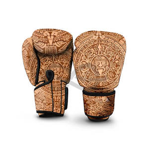 Meilleur prix raisonnable Personnalisez des gants de boxe très durables en cuir de vachette brillant Gants de boxe pour adultes - Product Image 6