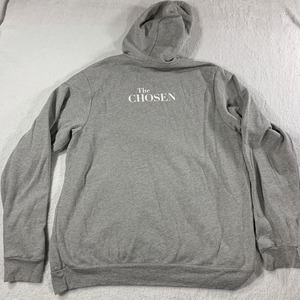 Sweat à capuche pour homme gris chiné impression graphique personnalisée sweats à capuche poches kangourou Bella + sweats à capuche en toile - Product Image 2