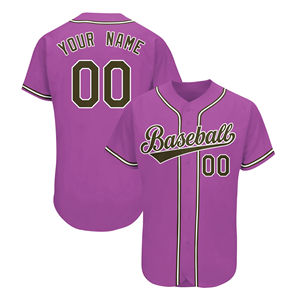 Nuevo conjunto de uniforme de béisbol para hombre 2023 de alta calidad con tamaño y logotipo de diseño totalmente personalizados 100% poliéster con secado rápido - Product Image 6