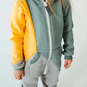 Premium Kids Onesie Zipper Fleece-Suave y duradero-Perfecto para la hora de acostarse y la comodidad diaria - Product Image 6