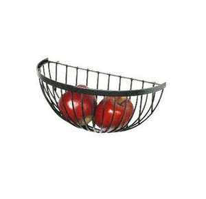 Cesta de fruta de hierro con forma rectangular más vendida, fruteros con cable negro, cesta de fruta tradicional para almacenamiento con asa - Product Image 2