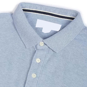 Polos de algodón de alta calidad con logotipo bordado personalizado para hombre, ropa deportiva de marca informal, polos de moda callejera para hombre - Product Image 3