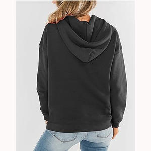 Sudaderas con Capucha para Mujer en Colores Personalizados, Estilo Moderno, Ropa Deportiva de Algodón, Sudaderas Casuales Lisas en Venta - Product Image 4