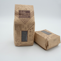 500g de Grains de Café Robusta Torréfiés, Café Noir, Service OEM/ODM Original, Haute Qualité, Certifié ISO/HACCP du Vietnam, Étanche à l'Air