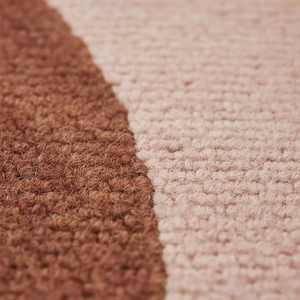 Handmade Wool Tufted Retro Modern Geometric <b>Rug</b> | Orange Green <b>Black</b> Area Carpet | Mid Century Vintage <b>Living</b> <b>Room</b> Decor Teppich - Product Image 3