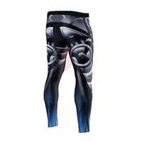 Venta caliente Spats Leggings para hombres Poliéster Spandex MMA Entrenamiento Sublimado Running Tights MMA Spats Leggings Precio barato
