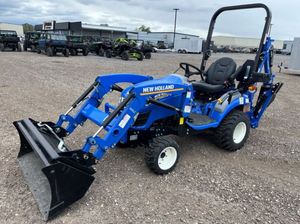 รถแทรกเตอร์นิวฮอลแลนด์ รุ่น WORKMASTER 25S ขนาดเล็กกะทัดรัดสำหรับขาย มาพร้อมเครื่องยนต์ 24.7 แรงม้า ระบบขับเคลื่อน 4 ล้อ และระบบยกสามจุด รองรับน้ำหนักได้ 1630 ปอนด์ - Product Image 5