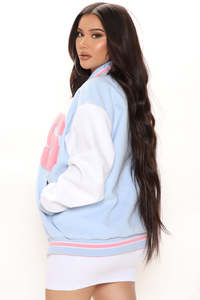 Veste de baseball personnalisée pour femmes, veste de baseball universitaire brodée OEM, veste à manches longues - Product Image 4