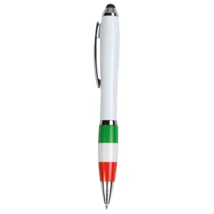 Penna Touch Screen Multifunzione Personalizzata con Design Tricolore - Product Image 2