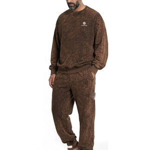 Conjunto Deportivo para Hombre con Lavado Ácido, Suave y Cómodo, Estilo Casual para Uso Diario y Moda Urbana Moderna - Product Image 1